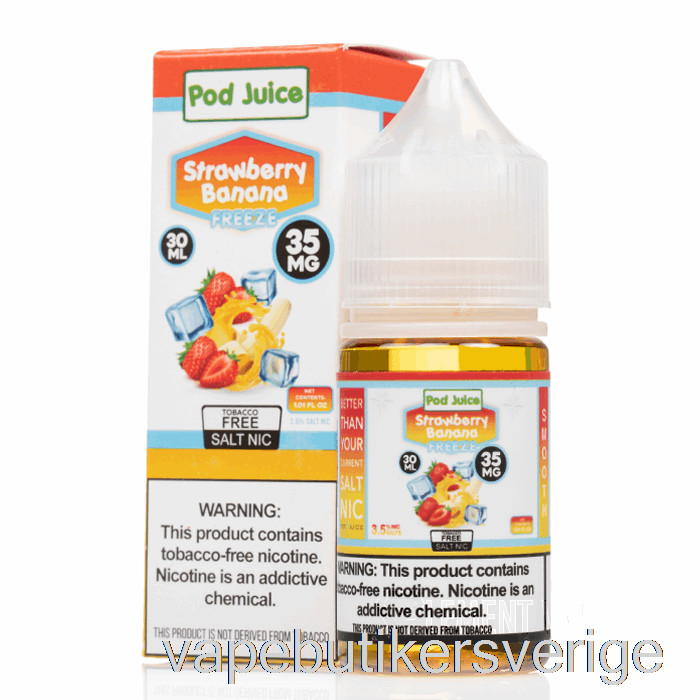Vape Sverige Frys Jordgubbsbanan - Baljjuice - 30ml 35mg